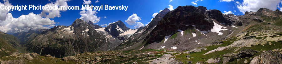 Alps, Crest, Mountain, Peak, Outdoors, Mountain Range