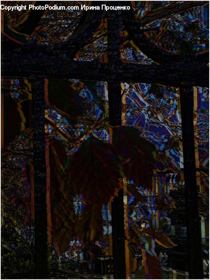 Art, Stained Glass, Architecture, Bell Tower, Clock Tower, Tower, Collage