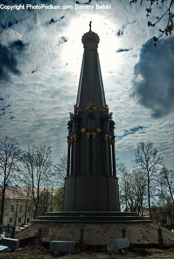 Architecture, Bell Tower, Clock Tower, Tower, Plant, Tree, Church