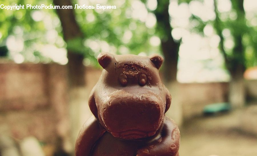 Chocolate, Dessert, Food, Amphibian, Frog, Wildlife, Figurine
