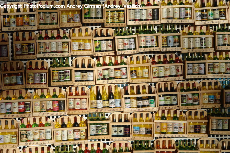 Bottle, Shelf, Alcohol, Beverage, Liquor, Pantry, Room