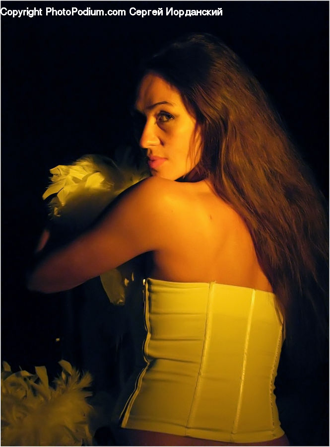 Human, People, Person, Corset, Blossom, Flora, Flower