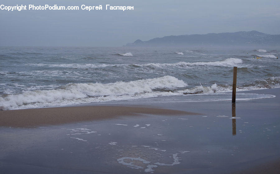 Beach, Coast, Outdoors, Sea, Water, Ocean, Sea Waves