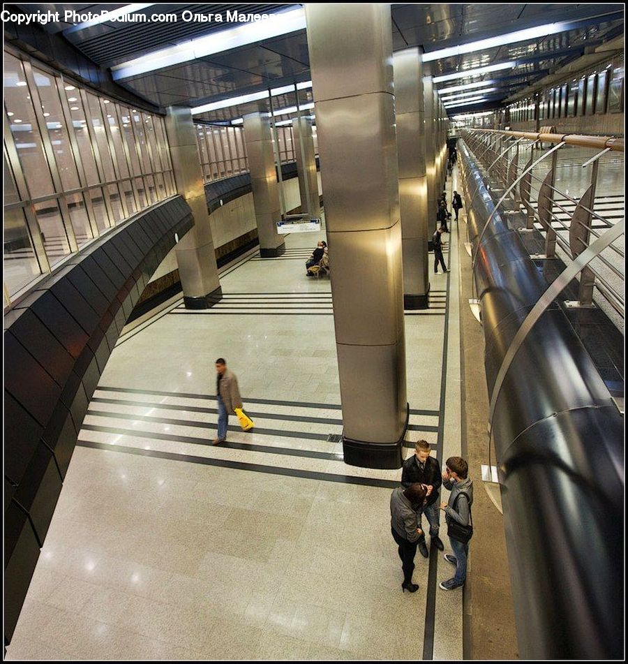 Brewery, Factory, Train, Vehicle, Banister, Handrail, Subway