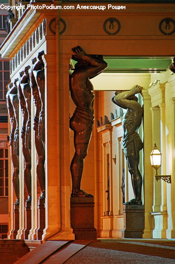 Art, Sculpture, Statue, Ancient Egypt, Banister, Handrail, Column