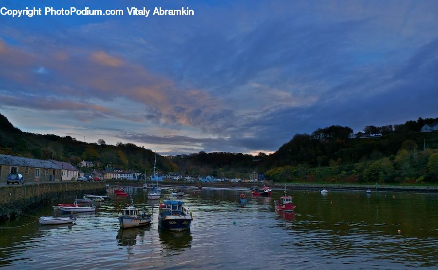 Boat, Watercraft, Lake, Outdoors, Water, Harbor, Port