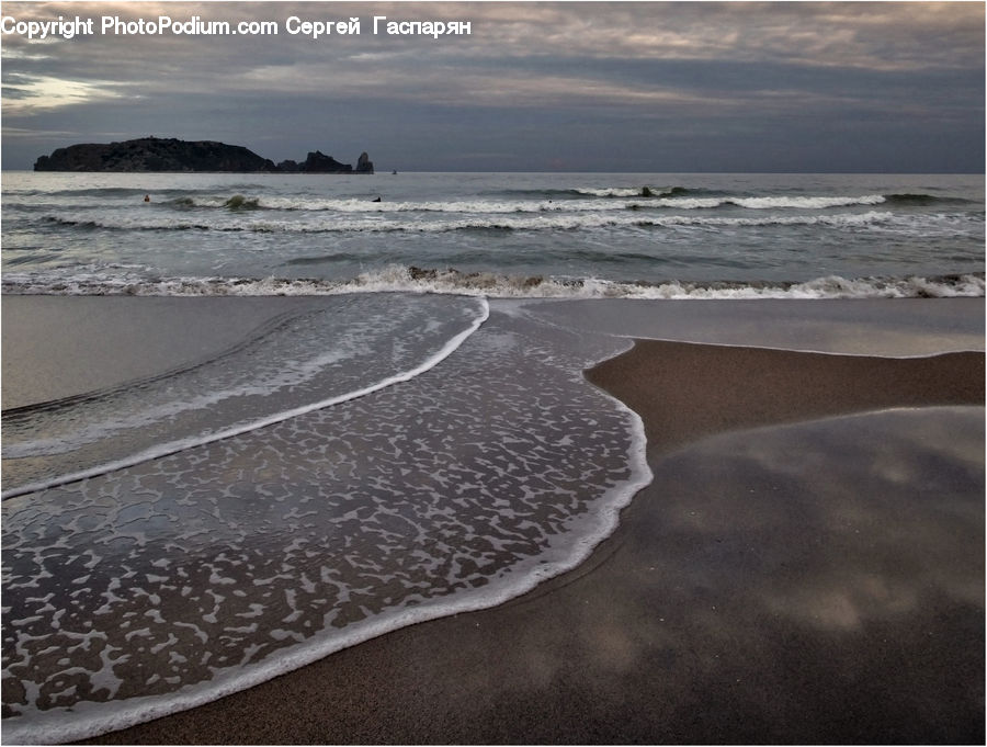 Outdoors, Sea, Sea Waves, Water, Beach, Coast, Ocean