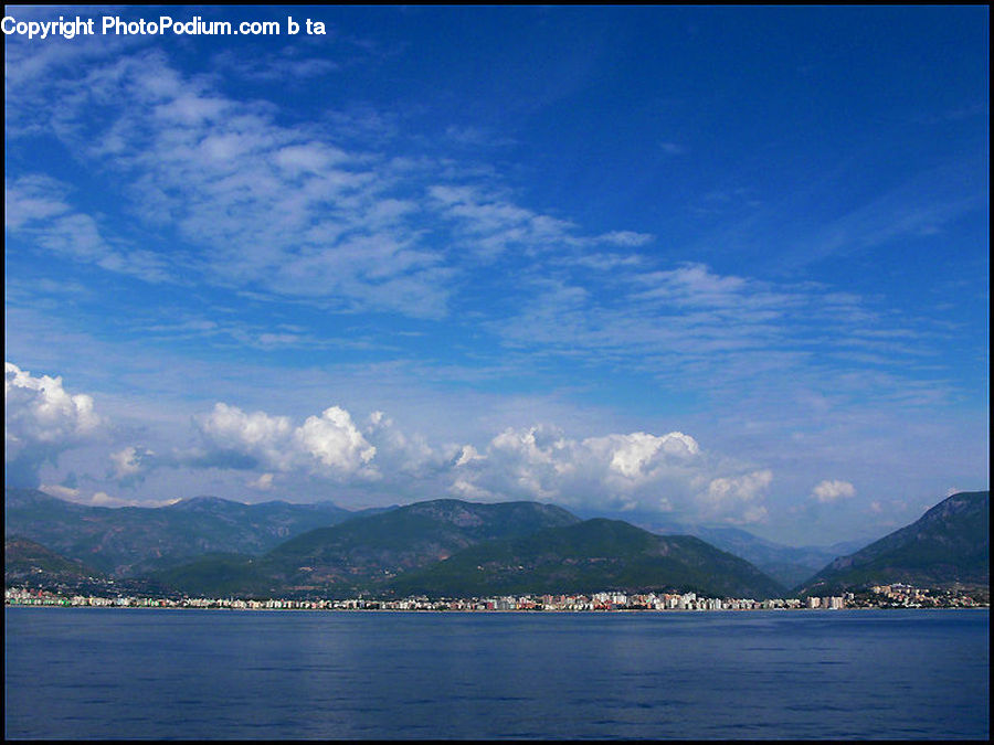Azure Sky, Cloud, Outdoors, Sky, Cumulus, Lake, Water