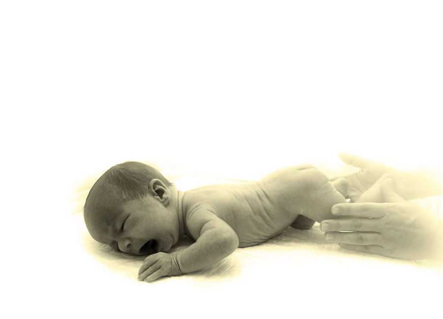 Asleep, Crawling, Paper, Baby, Child, Kid, Newborn