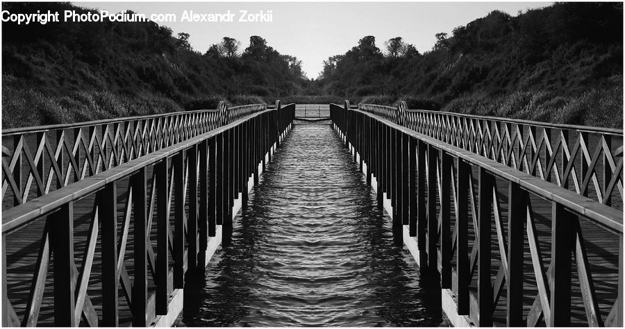 Boardwalk, Deck, Path, Sidewalk, Walkway, Bridge, Dock