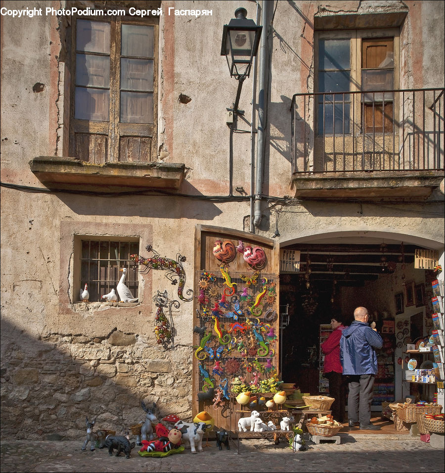 People, Person, Human, Balcony, Art, Apparel, Clothing