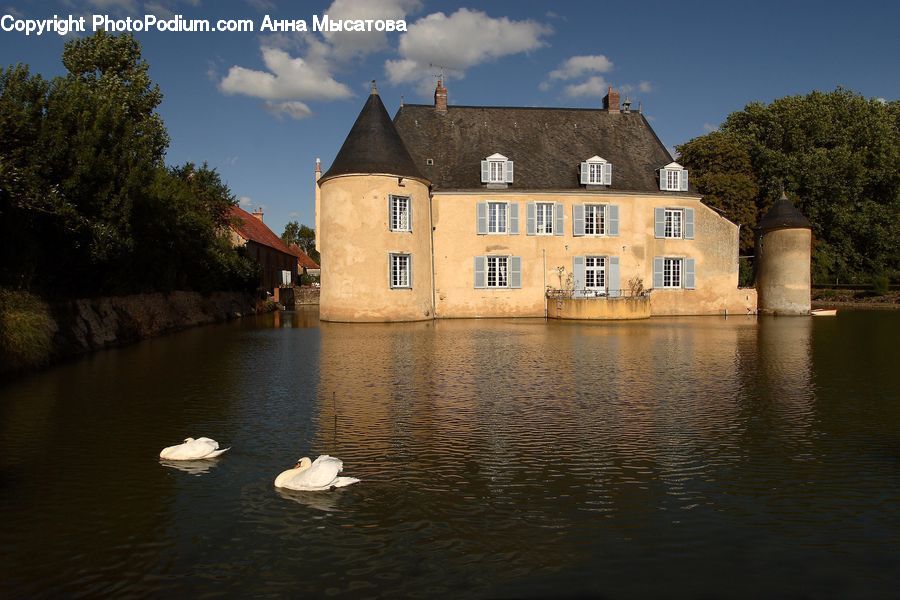 Architecture, Castle, Fort, Ditch, Moat, Canal, Outdoors