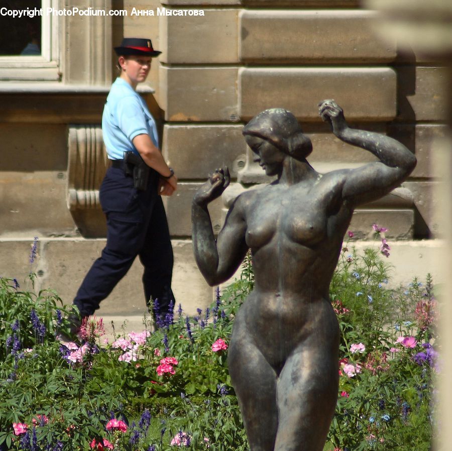 People, Person, Human, Art, Sculpture, Statue, Window