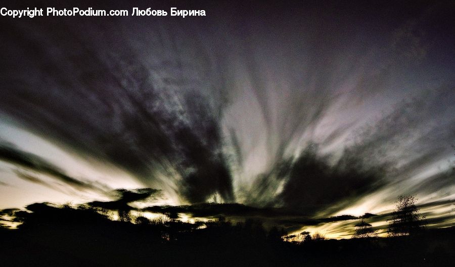 Dawn, Dusk, Sky, Sunrise, Sunset, Light, Field