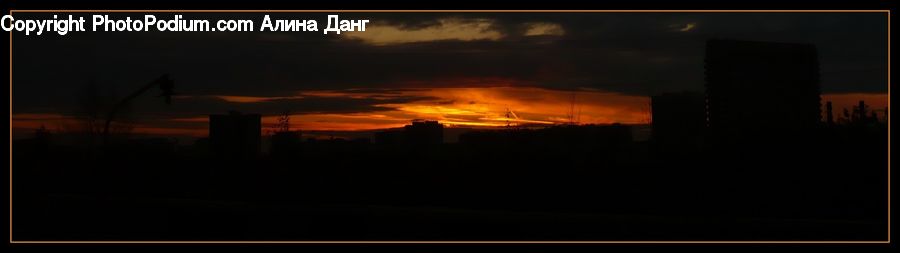 Fire, Dusk, Outdoors, Sky, Sunlight, Sunrise, Sunset