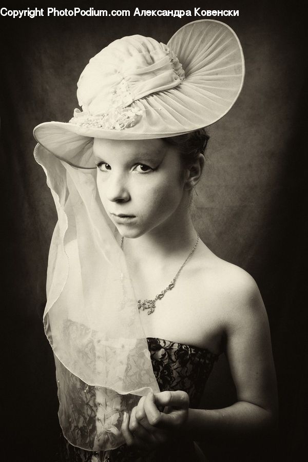 People, Person, Human, Bonnet, Hat, Portrait