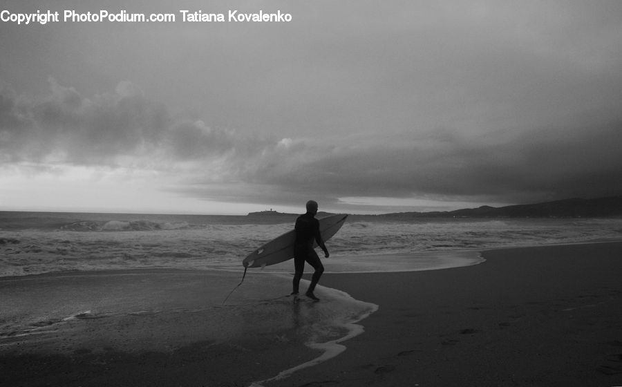 Sport, Surfboard, Surfing, Beach, Coast, Outdoors, Sea