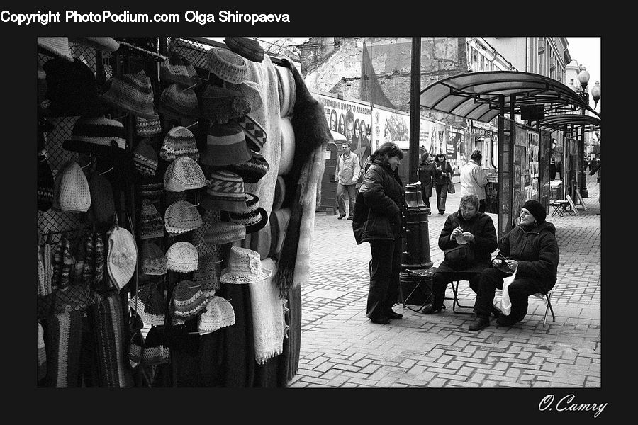 Human, People, Person, Hat, Bench, Shop, Collage