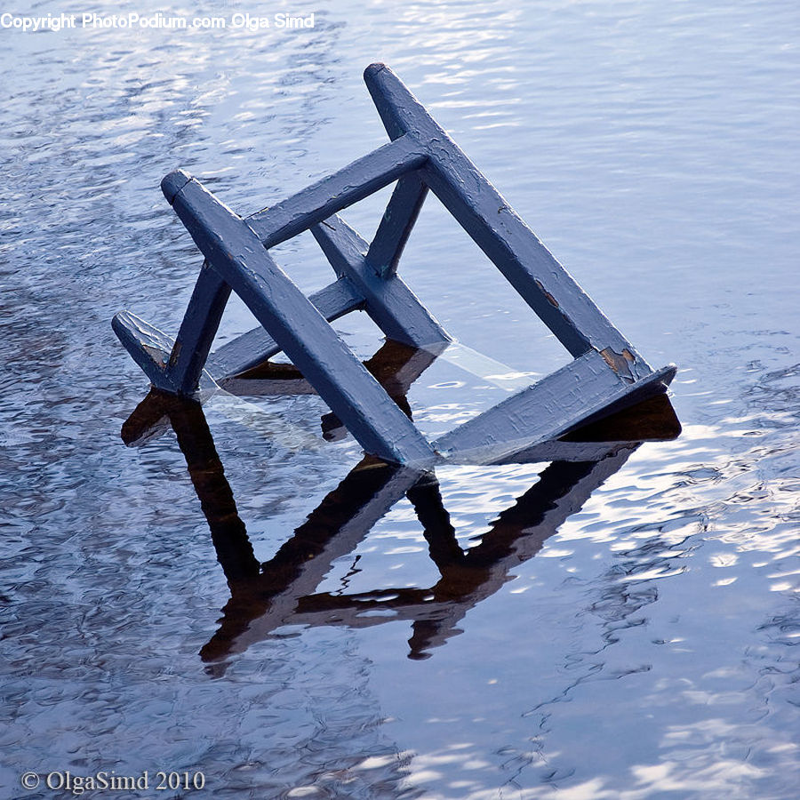 Boat, Dinghy, Star Symbol, Outdoors, Sea, Water, Furniture