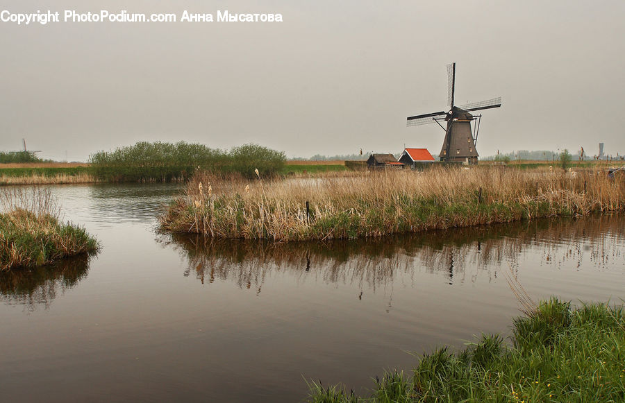 Engine, Machine, Motor, Turbine, Land, Marsh, Outdoors