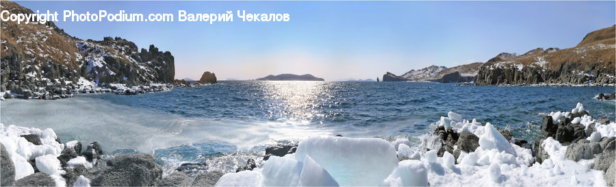 Arctic, Glacier, Ice, Mountain, Outdoors, Snow, Ocean