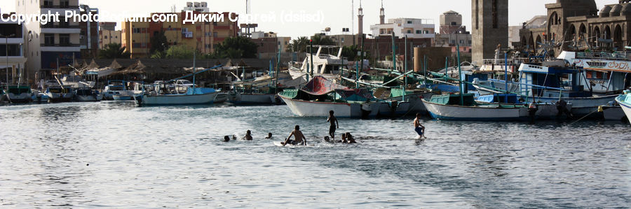 Boat, Watercraft, Gondola, Yacht, Building, Apartment Building, High Rise