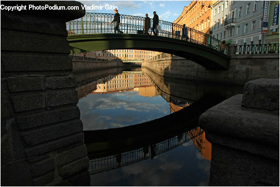 Architecture, Bell Tower, Clock Tower, Tower, Canal, Outdoors, River