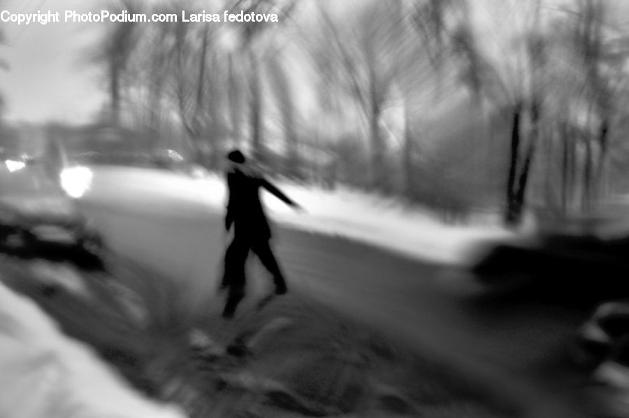 Silhouette, Leisure Activities, Walking, Fog, Exercise, Fitness, Jogging