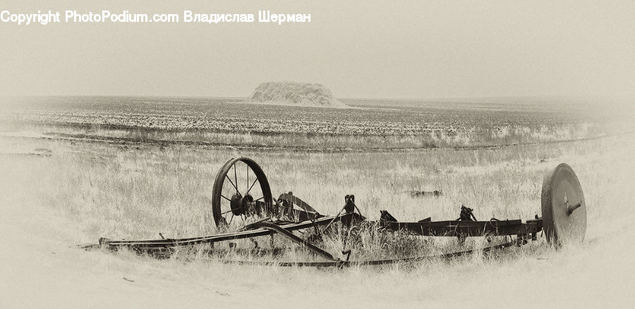 Cannon, Weaponry, Car, Wagon, Axle, Rotor, Spoke