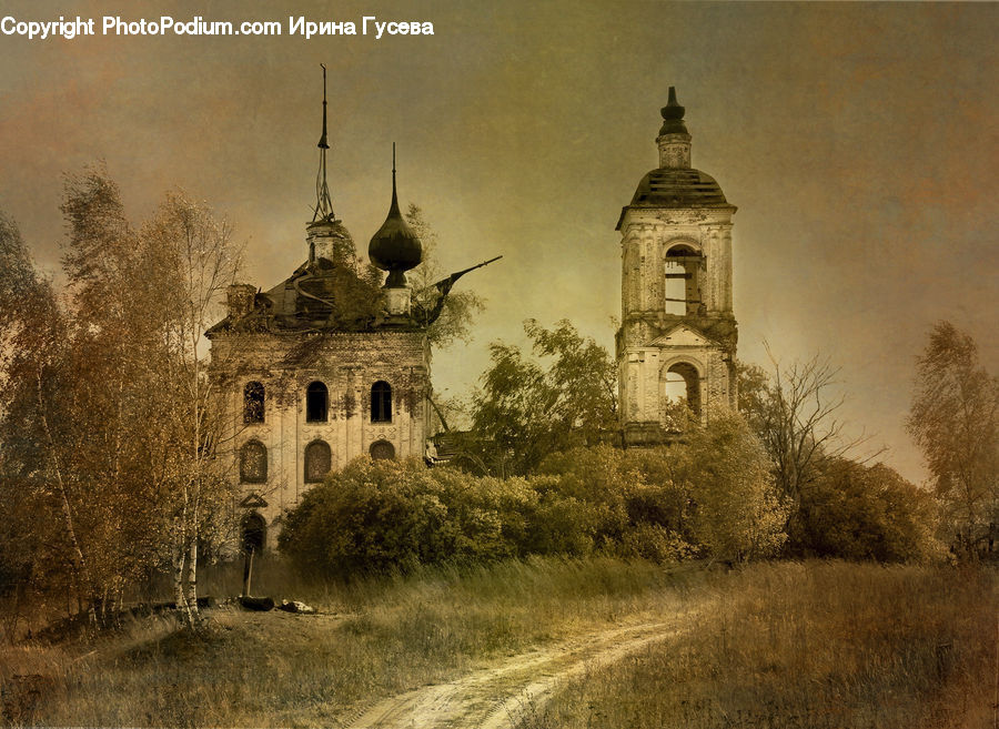 Architecture, Bell Tower, Clock Tower, Tower, Mansion, Castle, Fort