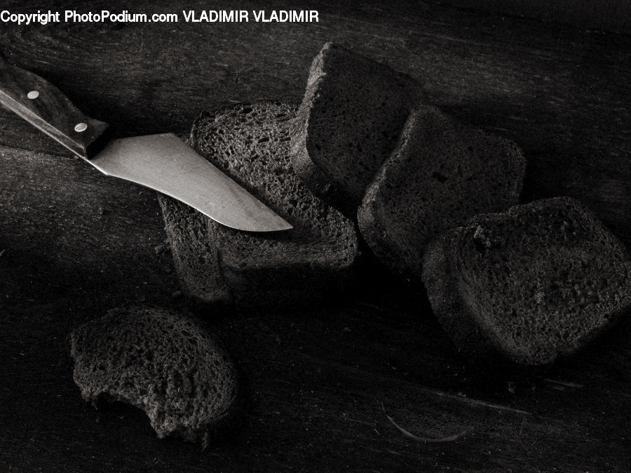 Knife, Rock, Asphalt, Tarmac, Outdoors, Sand, Soil