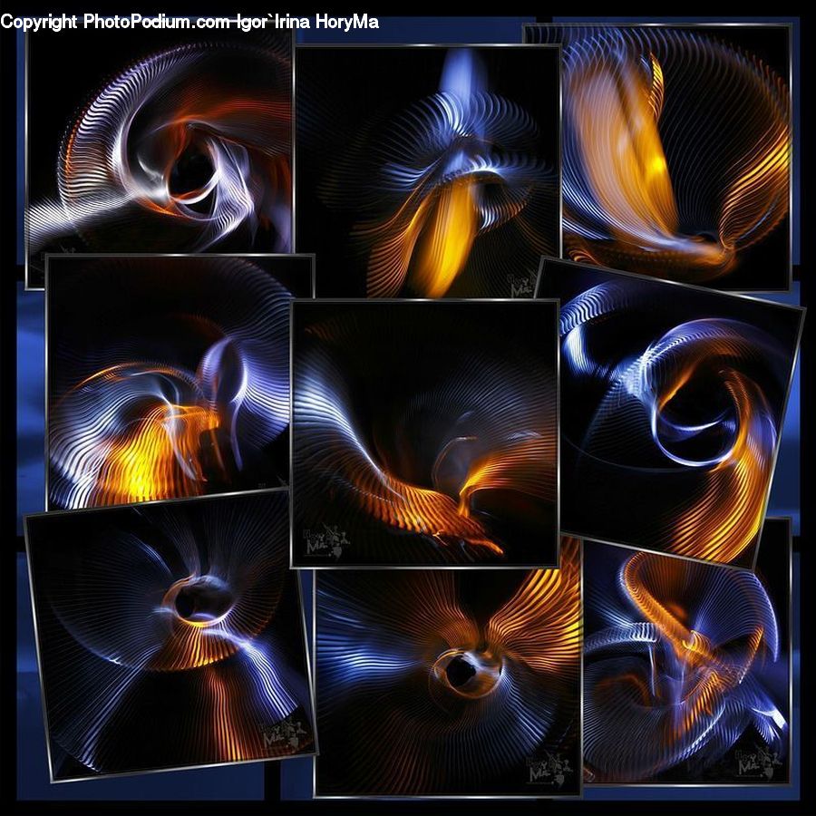 Collage, Poster, Fire, Lighting, Art, Flame
