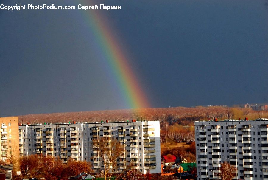 Outdoors, Rainbow, Sky, Art, Modern Art, Collage, Poster