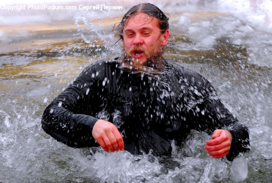 People, Person, Human, Tubing, Water, Mud, Soil