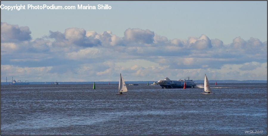 Coast, Outdoors, Sea, Water, Boat, Dinghy, Factory