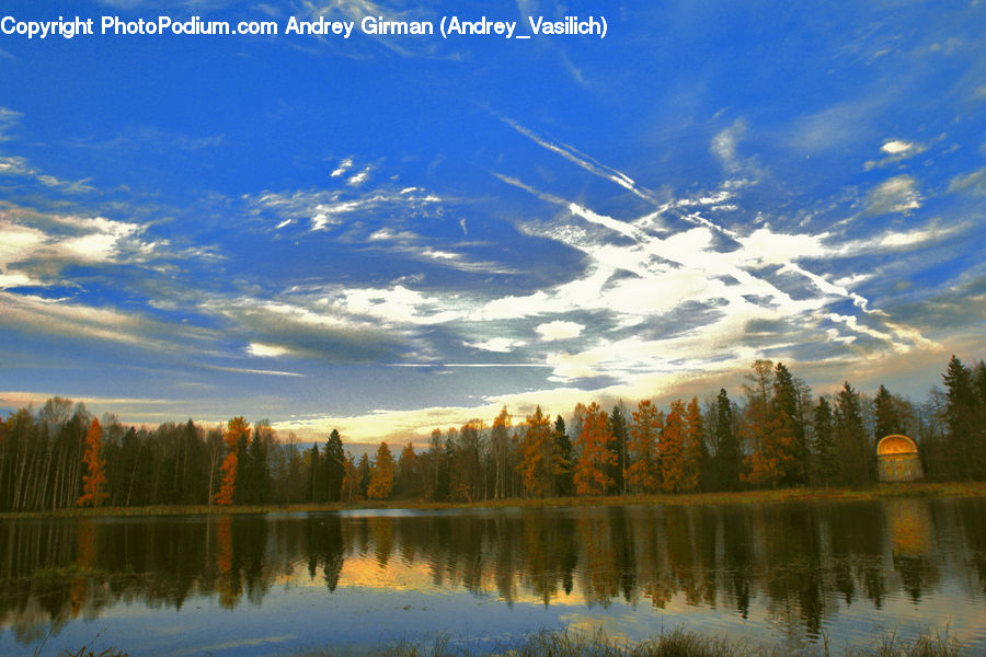Lake, Outdoors, Water, Dawn, Dusk, Sky, Sunrise