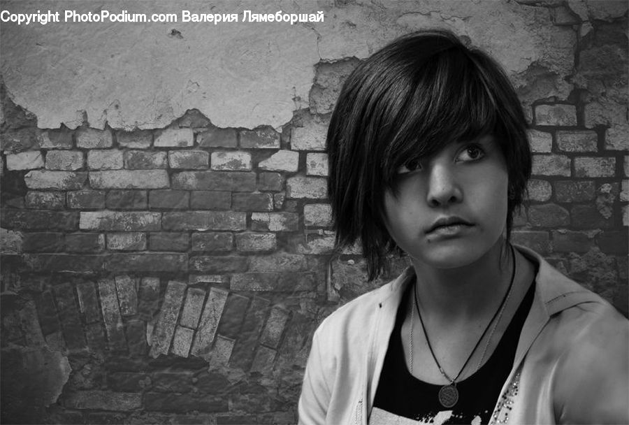 People, Person, Human, Brick, Portrait, Selfie, Female