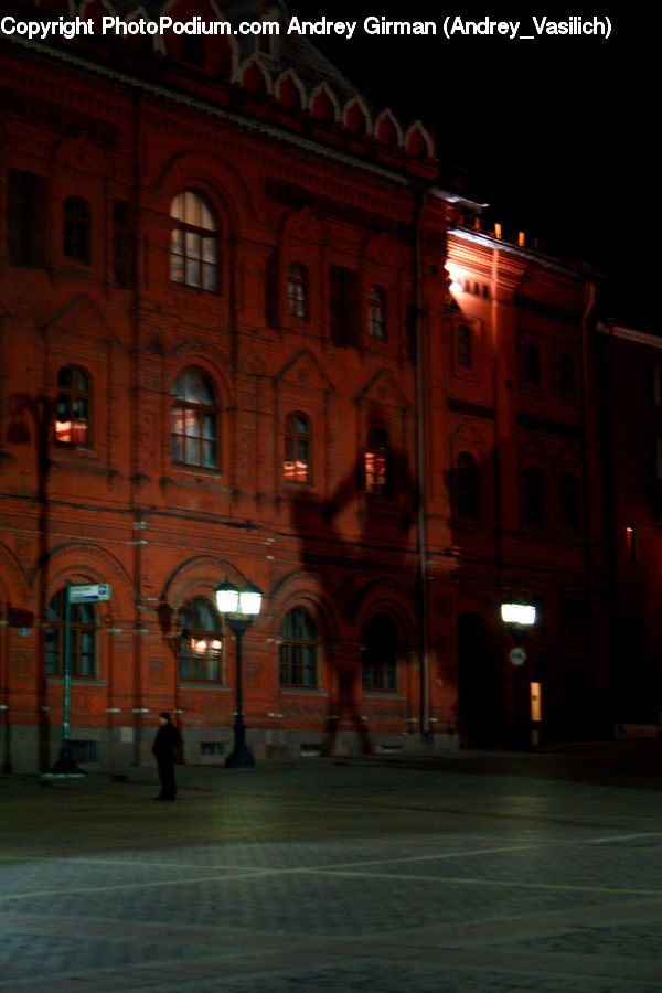 Building, Architecture, Downtown, Plaza, Town Square, Brick, Apartment Building