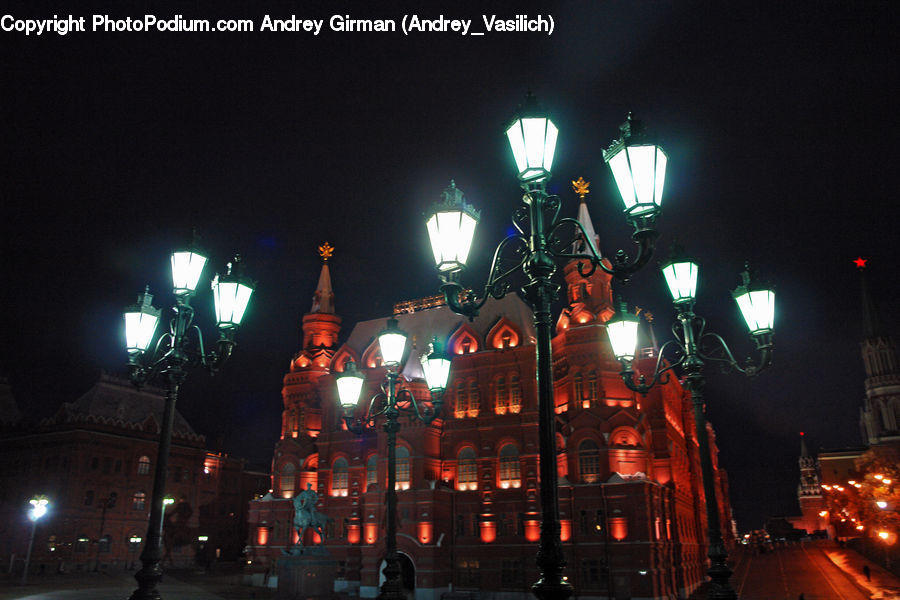 Lighting, City, Downtown, Urban, Metropolis, Lamp, Lampshade