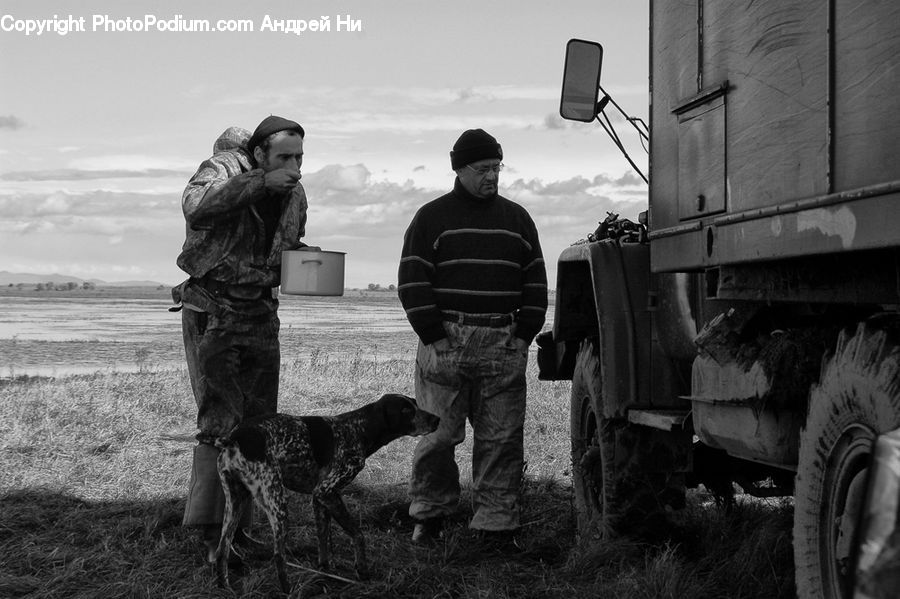 Human, People, Person, Tire, Plant, Potted Plant, Tractor