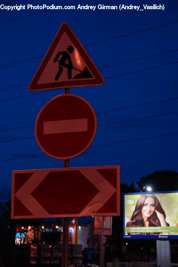 People, Person, Human, Automobile, Car, Vehicle, Road Sign