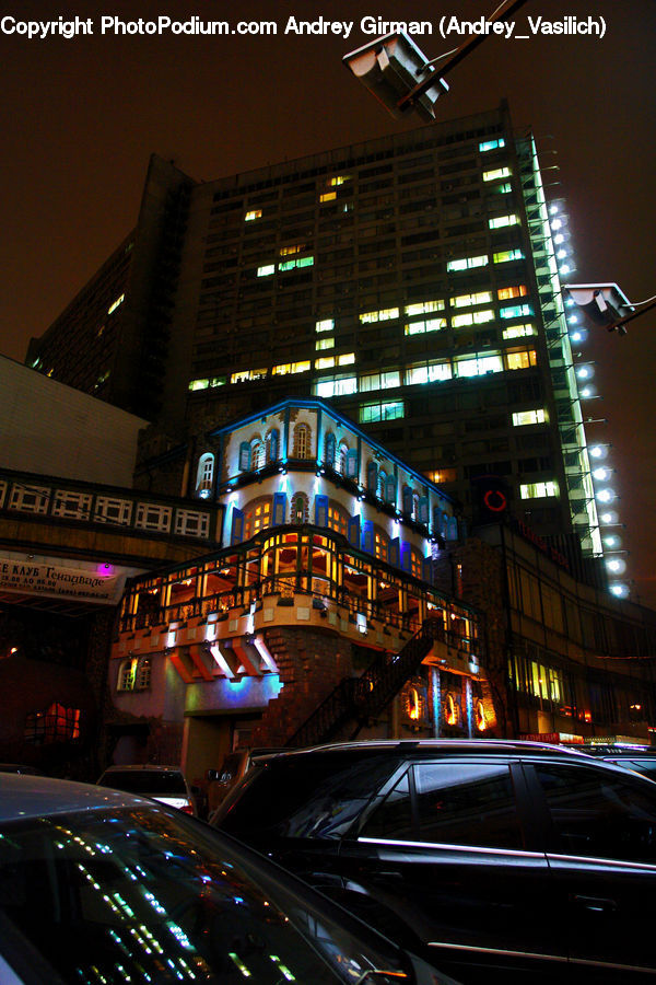 Automobile, Car, Vehicle, City, Downtown, Metropolis, Urban