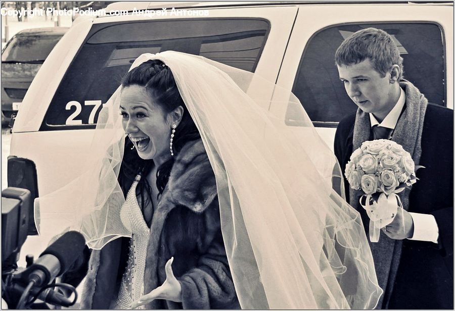 People, Person, Human, Bride, Gown, Wedding, Veil