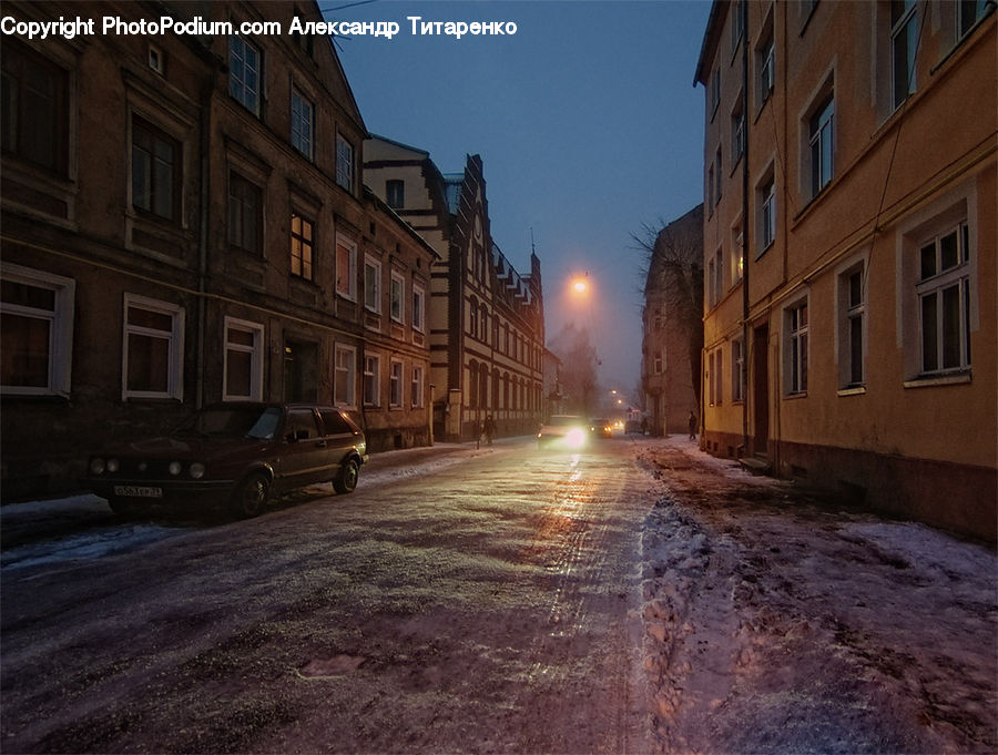 Road, Street, Town, Automobile, Car, Vehicle, Cobblestone