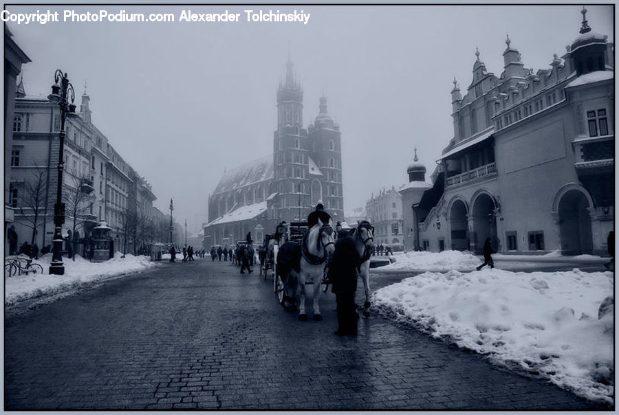 People, Person, Human, Building, Housing, Villa, Ice