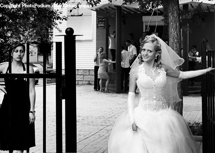 People, Person, Human, Bride, Gown, Wedding, Female