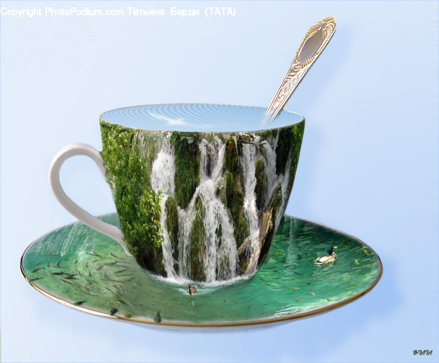 Porcelain, Saucer, Coffee Cup, Cup