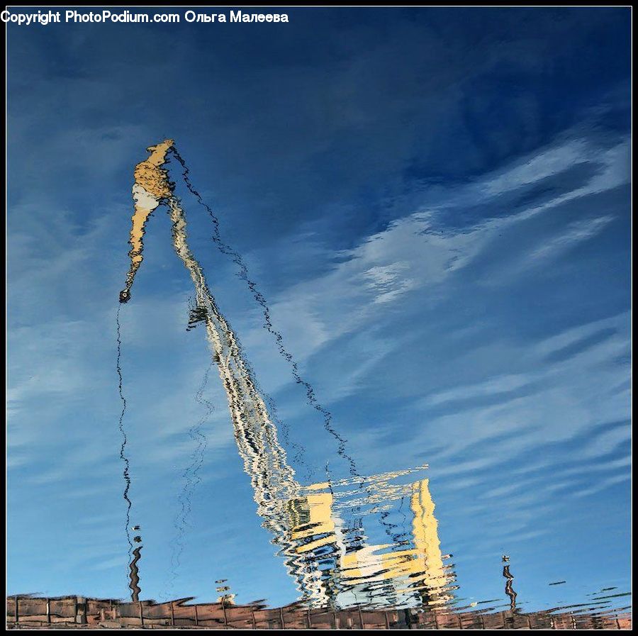 Constriction Crane, Conifer, Fir, Plant, Tree, Building, Housing