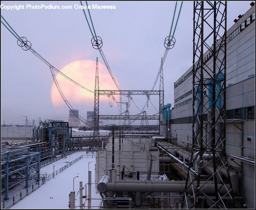 Dock, Landing, Pier, Factory, Construction, Building, Housing