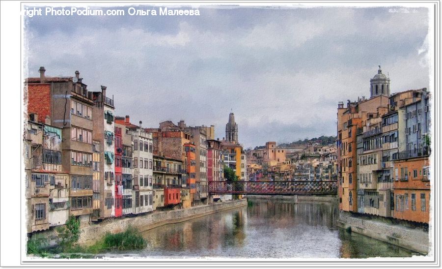 Canal, Outdoors, River, Water, Castle, Ditch, Fort